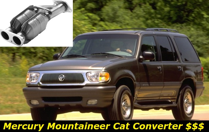 Mercury mountaineer cat converter scrap price